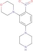 4-(2-Nitro-5-piperazin-1-ylphenyl)morpholine hydrochloride