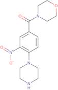 4-(3-Nitro-4-piperazin-1-ylbenzoyl)morpholine