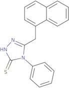 5-(1-Naphthylmethyl)-4-phenyl-4H-1,2,4-triazole-3-thiol