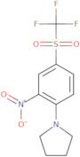 1-{2-Nitro-4-[(trifluoromethyl)sulfonyl]phenyl}pyrrolidine