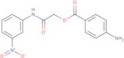2-[(3-Nitrophenyl)amino]-2-oxoethyl 4-aminobenzoate
