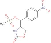 (4-Nitrophenyl)(2-oxo-1,3-oxazolidin-4-yl)methyl methanesulfonate