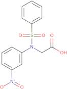 N-(3-Nitrophenyl)-N-(phenylsulfonyl)glycine