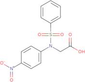 N-(4-Nitrophenyl)-N-(phenylsulfonyl)glycine