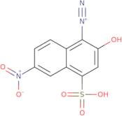 6-Nitro-1-diazo-2-naphthol-4-sulfonicacid