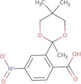 4-Nitro-2-(2,5,5-trimethyl-[1,3]dioxan-2-yl)-benzoicacid