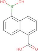 1-Naphthalenecarboxylic acid, 5-boronicacid