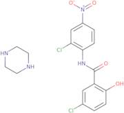 Niclosamide piperazinesalt