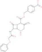 4-Nitrobenzyl[2r-(2α,5β,6α,7β)]-3-methylene-8-oxo-7-(phenoxyacetamido)-5-thia-1-azabicyclo[4.2.0]o…