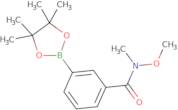 N-Methoxy-N-methyl-3-(tetramethyl-1,3,2-dioxaborolan-2-yl)benzamide