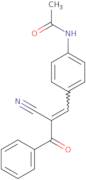 N-(4-(2-Nitrilo-3-oxo-3-phenylprop-1-enyl)phenyl)ethanamide
