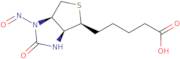 5-((3αS)-1-Nitroso-2-oxo-(3αr,6αc)-hexahydro-thieno[3,4-d]imidazol-4t-yl)-pentanoic acid