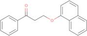 3-(1-Naphthalenyloxy)propiophenone