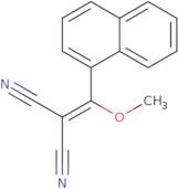 1-Naphthyl(methoxy) propanedinitrile