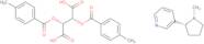 (+)-Nicotine di-p-toluoyl-D-tartrate salt