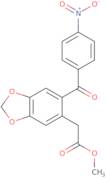 6-(4-Nitrobenzoyl)-1,3-benzodioxole-5-acetic acid methyl ester