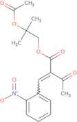 2-(2-Nitrobenzylidene)-3-oxobutanoic acid, 2-acetoxy-2-methylpropyl ester