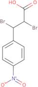 3-(4-Nitrophenyl)-2,3-dibromopropionic acid