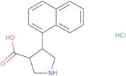 (±)-trans-4-(1-Naphthyl)pyrrolidine-3-carboxylic acid hydrochloride