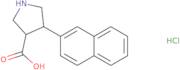 (±)-trans-4-(2-Naphthyl)pyrrolidine-3-carboxylic acid hydrochloride