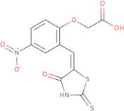 [[4-Nitro-a-(4-oxo-2-thioxo-5-thiazolidinylidene)-o-tolyl]oxy]-acetic Acid