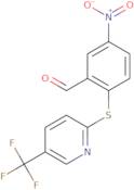 5-Nitro-2-{[5-(trifluoromethyl)-2-pyridinyl]sulfanyl}benzaldehyde