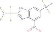 4-Nitro-2-(1,1,2,2-Tetrafluoroethyl)-6-(Trifluoromethyl)-1H-Benzimidazole