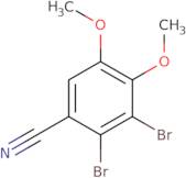 2,3-Dibromo-4,5-dimethoxybenzonitrile