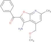 [3-Amino-4-(methoxymethyl)-6-methylfuro[2,3-b]pyridin-2-yl](phenyl)methanone