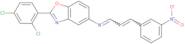 [2-(2,4-Dichloro-phenyl)-benzooxazol-5-yl]-[3-(3-nitro-phenyl)-allylidene]-amine