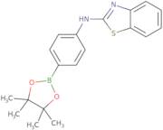 N-(4-(4,4,5,5-Tetramethyl-1,3,2-dioxaborolan-2-yl)phenyl)benzo[d]thiazol-2-amine