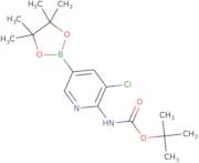 2-(Boc-amino)-3-chloro-pyridine-5-boronic acid pinacol ester