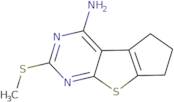 10-Methylsulfanyl-7-thia-9,11-diazatricyclo[6.4.0.02,6]dodeca-1(12),2(6),8,10-tetraen-12-amine