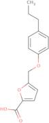 5-[(4-Propylphenoxy)methyl]furan-2-carboxylic acid