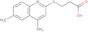 3-[(4,6-Dimethylquinolin-2-yl)thio]propanoic acid