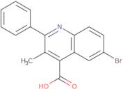 6-Bromo-3-methyl-2-phenylquinoline-4-carboxylic acid