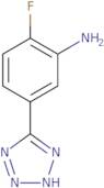 2-Fluoro-5-(1H-1,2,3,4-tetrazol-5-yl)aniline
