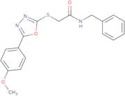 N-Benzyl-2-[5-(4-methoxy-phenyl)-[1,3,4]oxadiazol-2-ylsulfanyl]-acetamide
