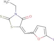 (5Z)-3-Ethyl-5-[(5-iodofuran-2-yl)methylidene]-2-sulfanylidene-1,3-thiazolidin-4-one