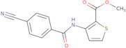 Methyl 3-(4-cyanobenzamido)thiophene-2-carboxylate