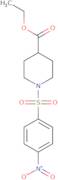 Ethyl 1-[(4-nitrophenyl)sulfonyl]piperidine-4-carboxylate