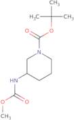 tert-Butyl 3-((methoxycarbonyl)amino)piperidine-1-carboxylate