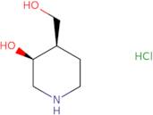 cis-4-(hydroxymethyl)piperidin-3-ol hcl