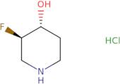 (3R,4R)-rel-3-Fluoro-4-piperidinol hydrochloride