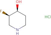 cis-3-fluoropiperidin-4-ol hcl