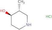 (3S,4S)-3-methylpiperidin-4-ol hydrochloride