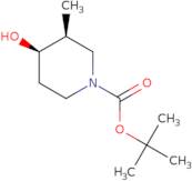 cis-4-hydroxy-3-methyl-1-piperidinecarboxylic acid 1,1-dimethylethyl ester