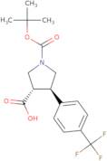 Boc-(Â±)-trans-4-(4-trifluoromethylphenyl)pyrrolidine-3-carboxylic acid