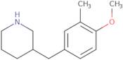 3-[(4-Methoxy-3-methylphenyl)methyl]piperidine