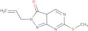 2-Allyl-6-(methylthio)-1H-pyrazolo[3,4-d]pyrimidin-3(2H)-one